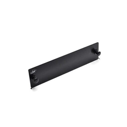 แผง Blank Snap Plate ไฟเบอร์ออฟติก UF-2200 สีดำ ทำจากอลูมิเนียมแข็งแรงทนทาน ออกแบบสำหรับใช้ปิดช่อง Snap-In