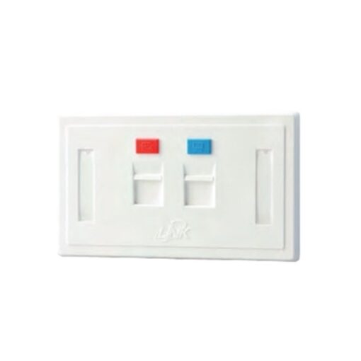LINK US-2122A FACE PLATE 2 PORT